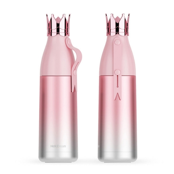 Other - Crown Water Thermos Pink Rose Gold